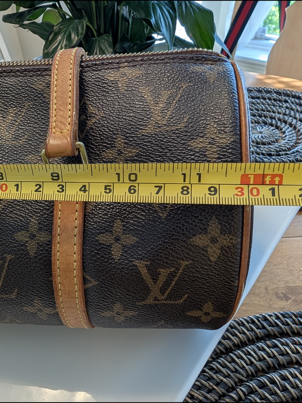 💯 Authentic Louis Vuitton Monogram Papillon 26 Shoulder Bag - Brown/Tan - Picture 8 of 9